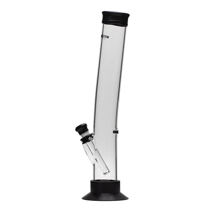 Waterfall Big Lips Highbrid Series Glass Bong - Black Waterfall