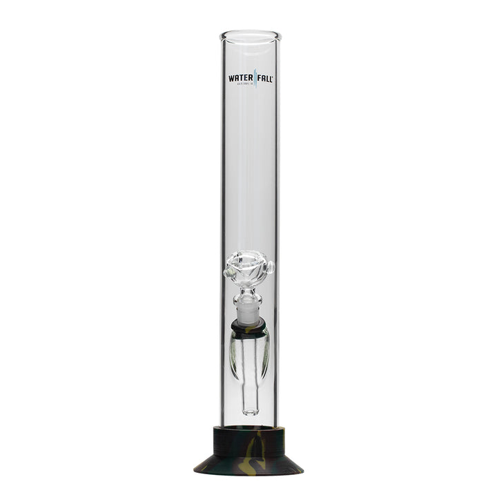 Waterfall Big Lips Highbrid Series Glass Bong - Camo Waterfall