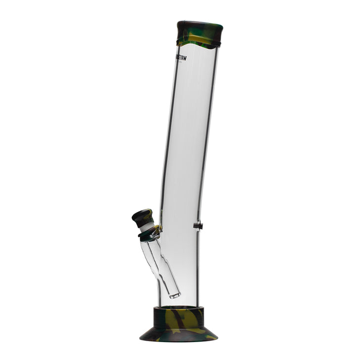 Waterfall Big Lips Highbrid Series Glass Bong - Camo Waterfall