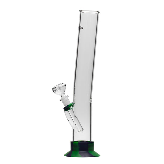 Waterfall Big Lips Highbrid Series Glass Bong - Green/Blue Waterfall
