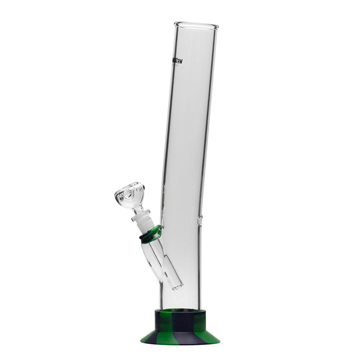 Waterfall Big Lips Highbrid Series Glass Bong - Green/Blue Waterfall