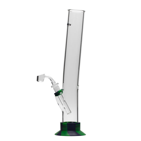 Waterfall Big Lips Highbrid Series Glass Bong - Green/Blue Waterfall