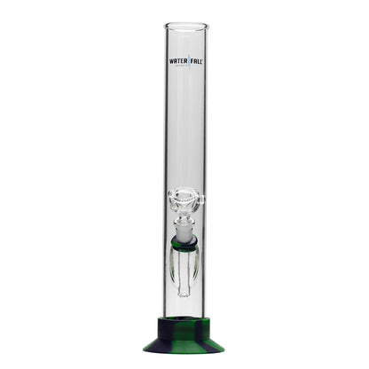 Waterfall Big Lips Highbrid Series Glass Bong - Green/Blue Waterfall