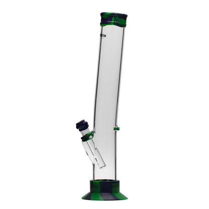 Waterfall Big Lips Highbrid Series Glass Bong - Green/Blue Waterfall