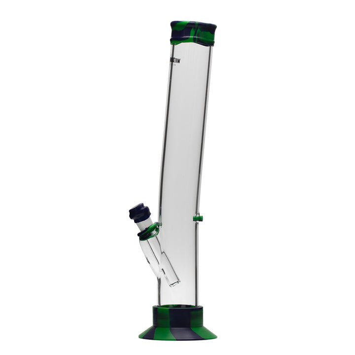Waterfall Big Lips Highbrid Series Glass Bong - Green/Blue Waterfall
