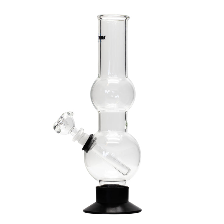 Waterfall Beano Highbrid Series Glass Bong - Black Waterfall