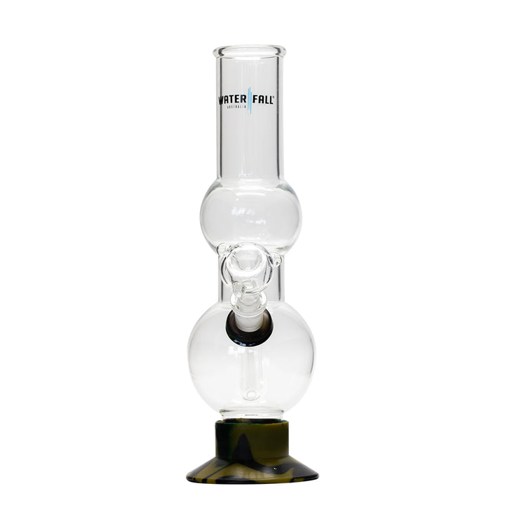 Waterfall Beano Highbrid Series Glass Bong - Camo Waterfall