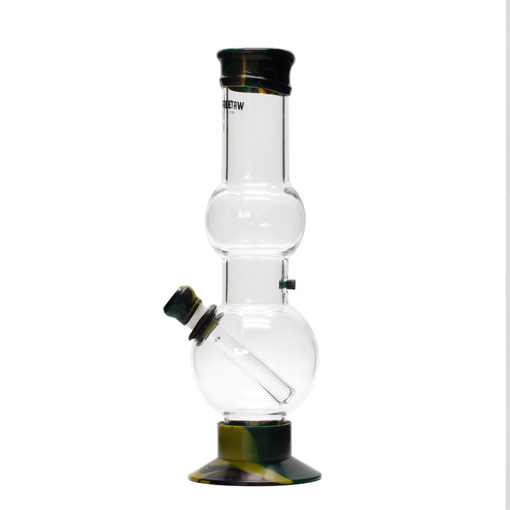 Waterfall Beano Highbrid Series Glass Bong - Camo Waterfall