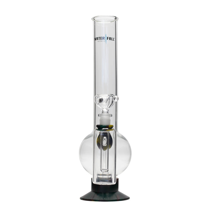 Waterfall Eliminator Highbrid Series Glass Bong With Ash Catcher - Camo Waterfall