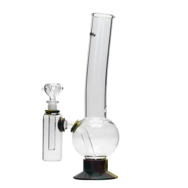 Waterfall Eliminator Highbrid Series Glass Bong With Ash Catcher - Camo Waterfall