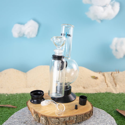 Zap Bonza Deluxe Glass Bong - Chamber Edition Waterfall