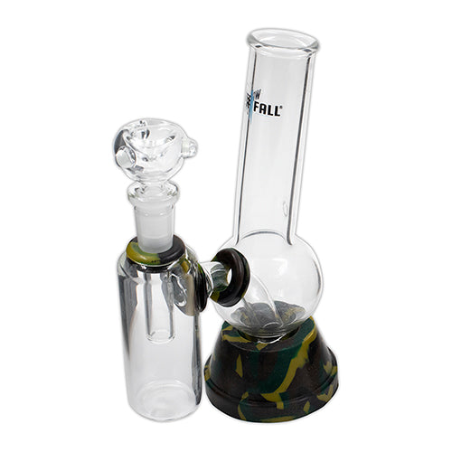 Mini Exterminator Deluxe Glass Bong - Chamber Edition Waterfall