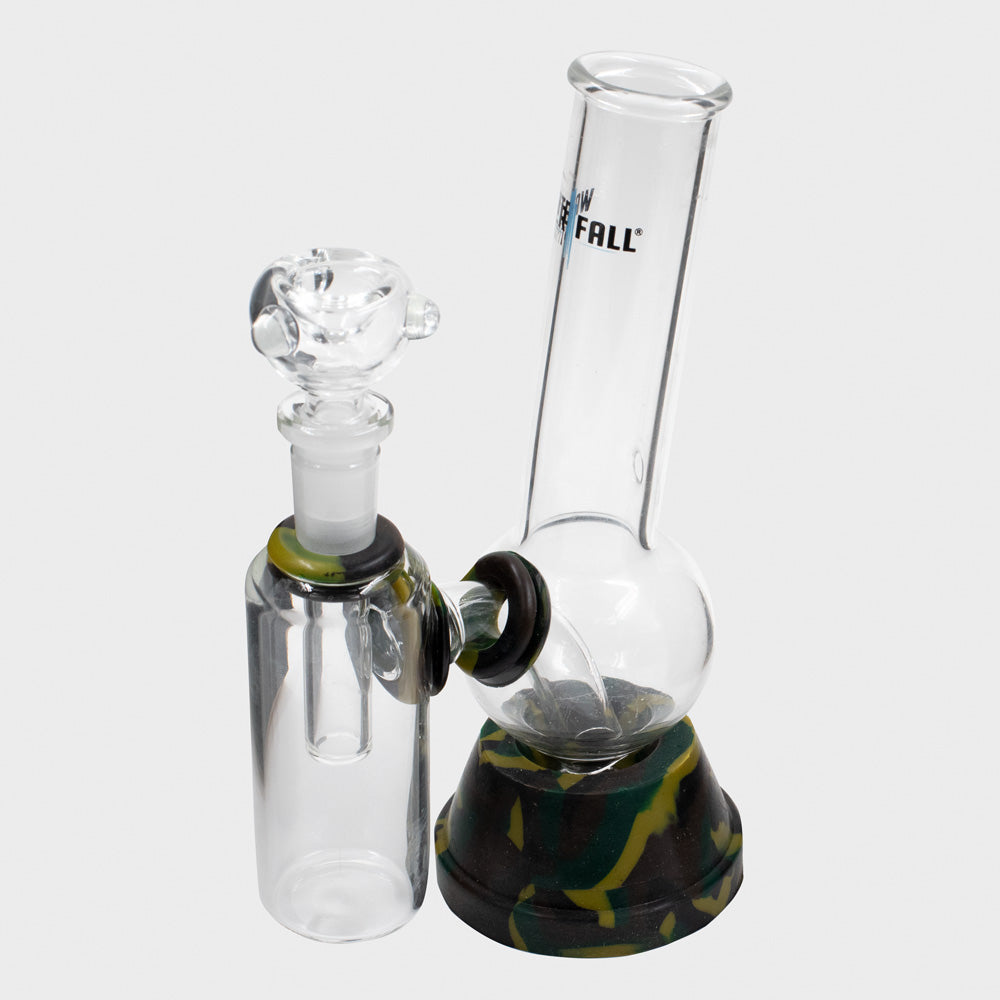 Zap Bonza Deluxe Glass Bong - Chamber Edition Waterfall