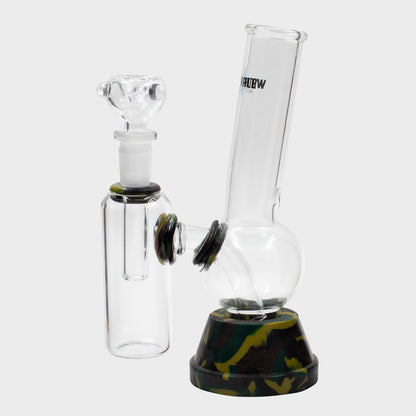 Zap Bonza Deluxe Glass Bong - Chamber Edition Waterfall