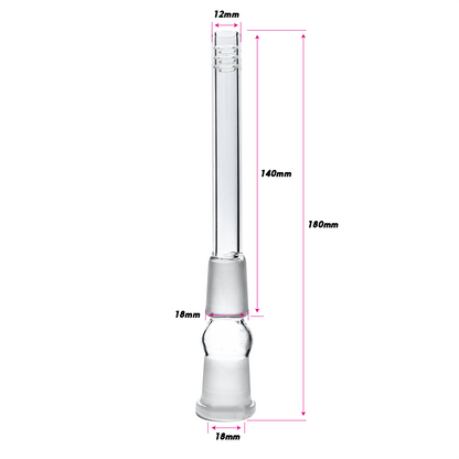 Glass Slider Stem - 10cm (18mm Fit) The Bong Shop