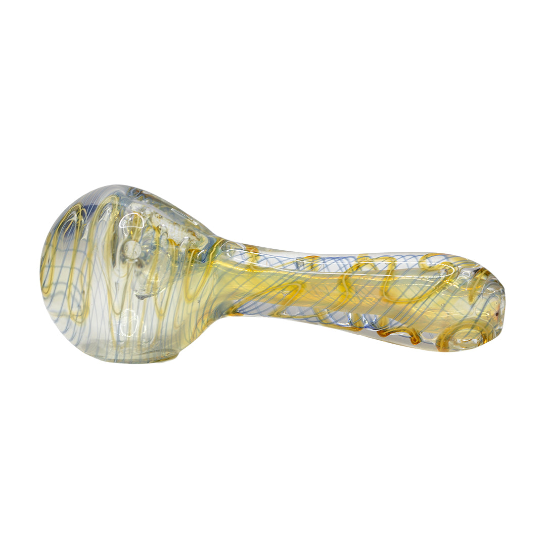 Golden Hour Scribble Glass Dry Pipe