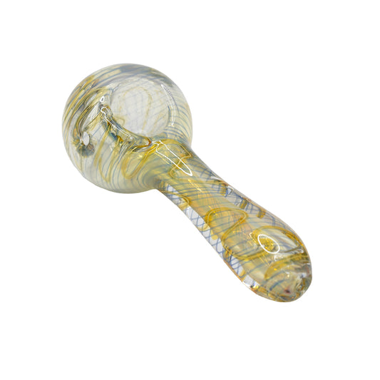 Golden Hour Scribble Glass Dry Pipe