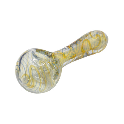 Golden Hour Scribble Glass Dry Pipe