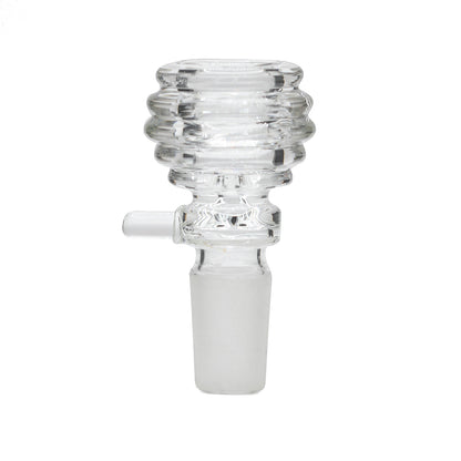 GLASS CONE LARGE THE HIVE CLEAR 18MM WITH STRAIGHT HANDLE