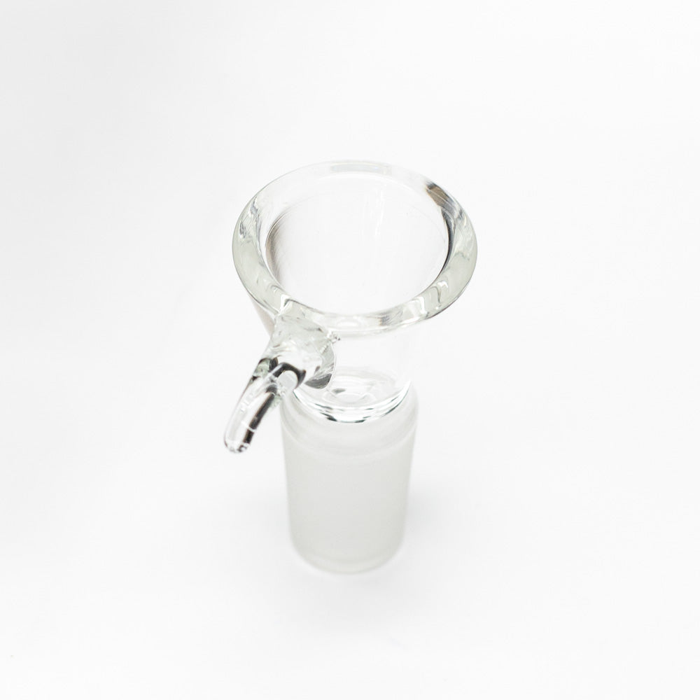 Funnel Curved Handle Glass Cone - 18mm The Bong Shop