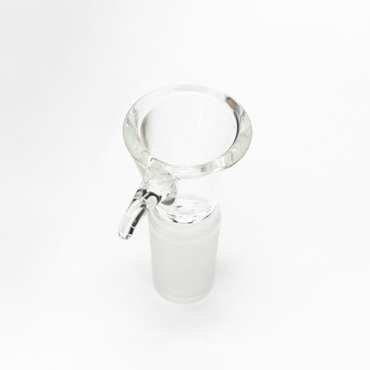 Funnel Curved Handle Glass Cone - 18mm The Bong Shop