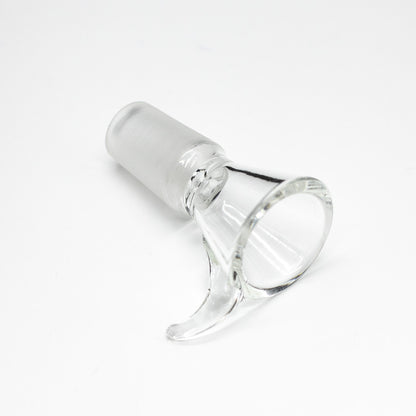 Funnel Curved Handle Glass Cone - 18mm The Bong Shop