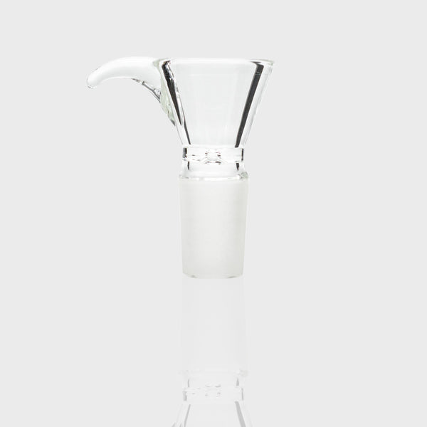 Funnel Curved Handle Glass Cone - 18mm The Bong Shop