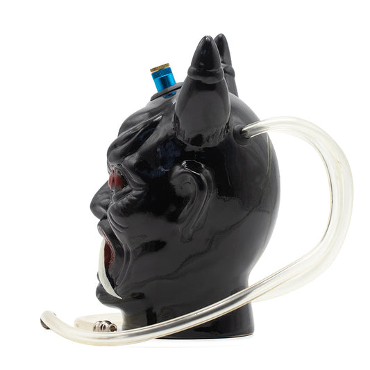 ONI Demon Ceramic Hose Bong - Red The Bong Shop