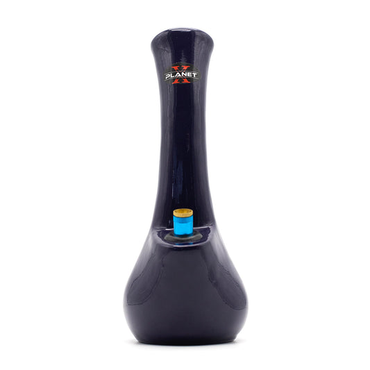 Curved Beaker Ceramic Bong - Blue The Bong Shop