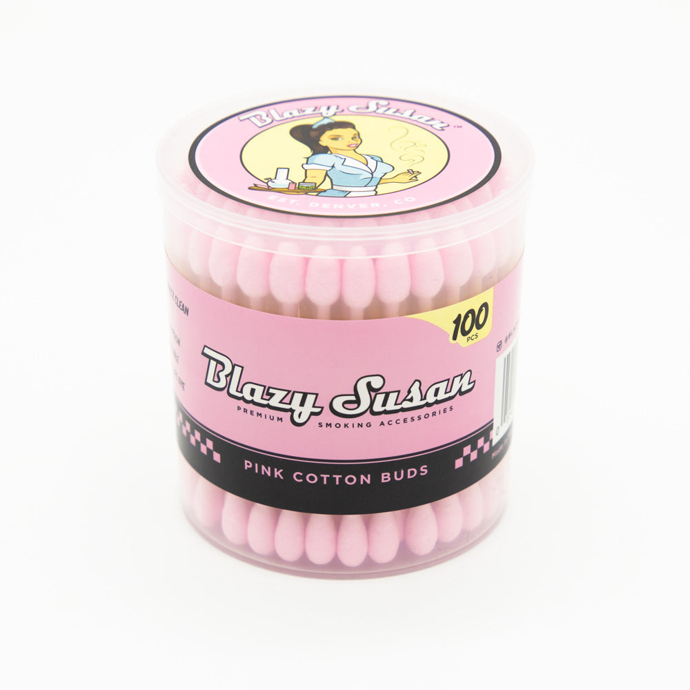 Blazy Susan Cotton Buds - Pink [100 Pack] Blazy Susan