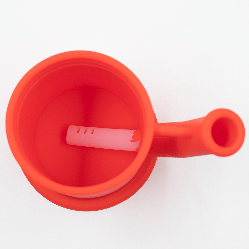 Bent Short Stack Silicone Bong Planet X