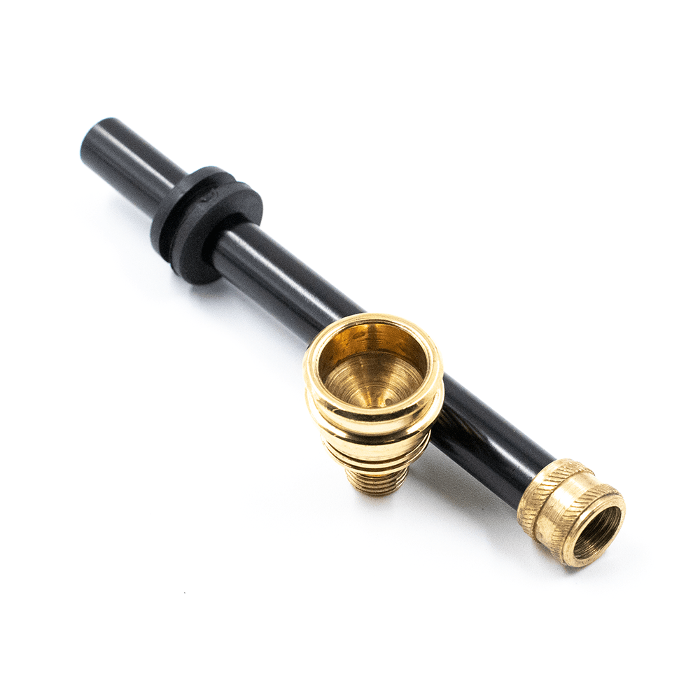 Standard Anodised Brass Screw-In Cone & Collar Stem Kit Waterfall