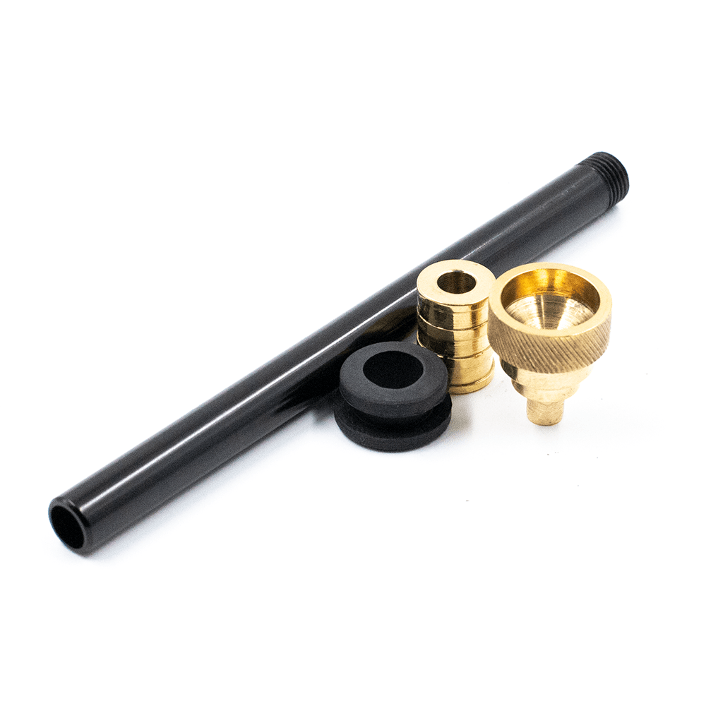 Standard Anodised Brass Screw-In Cone & Collar Stem Kit Waterfall