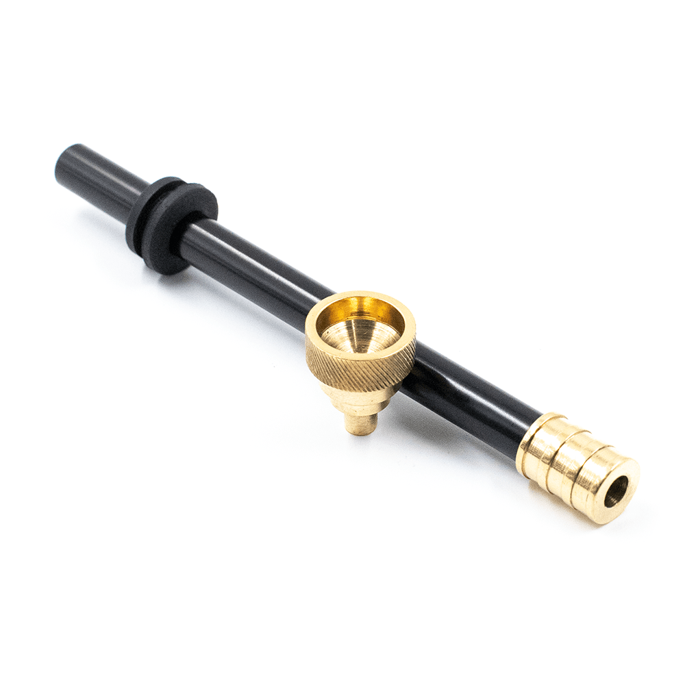 Standard Anodised Brass Screw-In Cone & Collar Stem Kit Waterfall