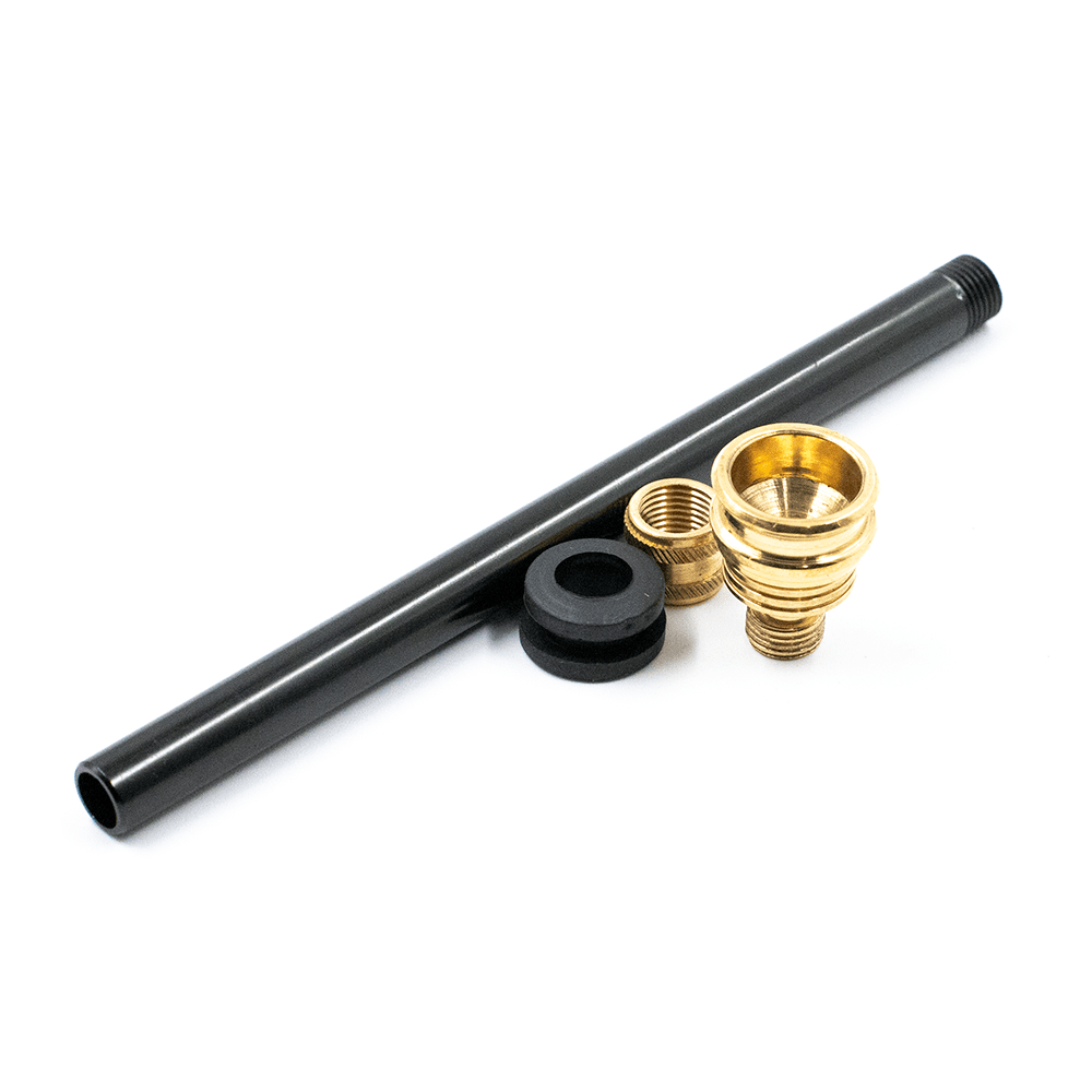 Standard Anodised Brass Screw-In Cone & Collar Stem Kit Waterfall