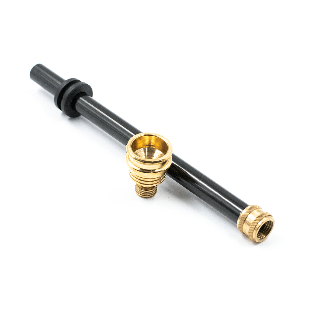 Standard Anodised Brass Screw-In Cone & Collar Stem Kit Waterfall