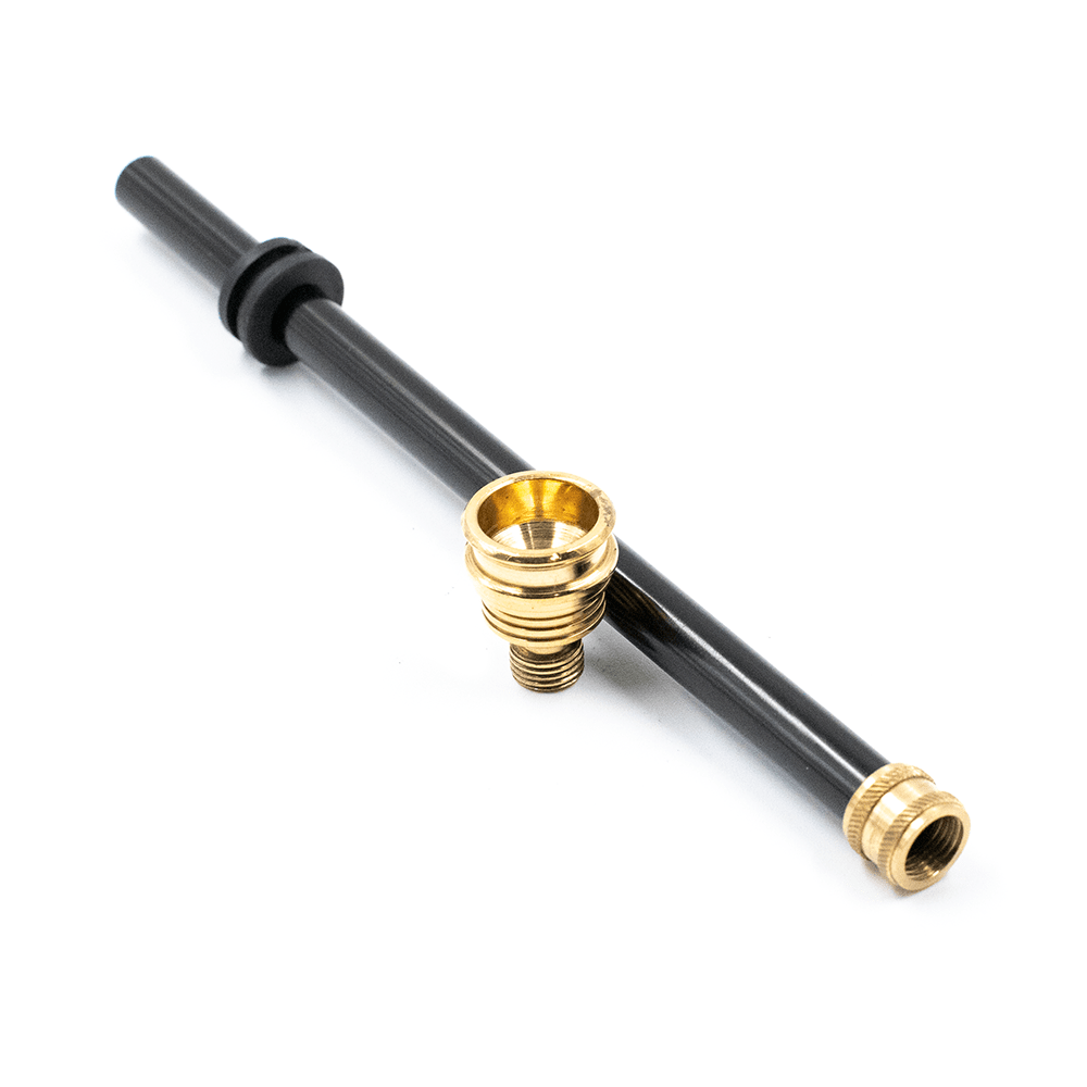 Standard Anodised Brass Screw-In Cone & Collar Stem Kit Waterfall