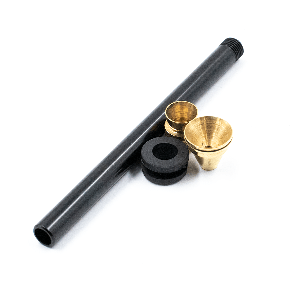 Standard Anodised Brass Slip-In Cone & Collar Stem Kit Waterfall