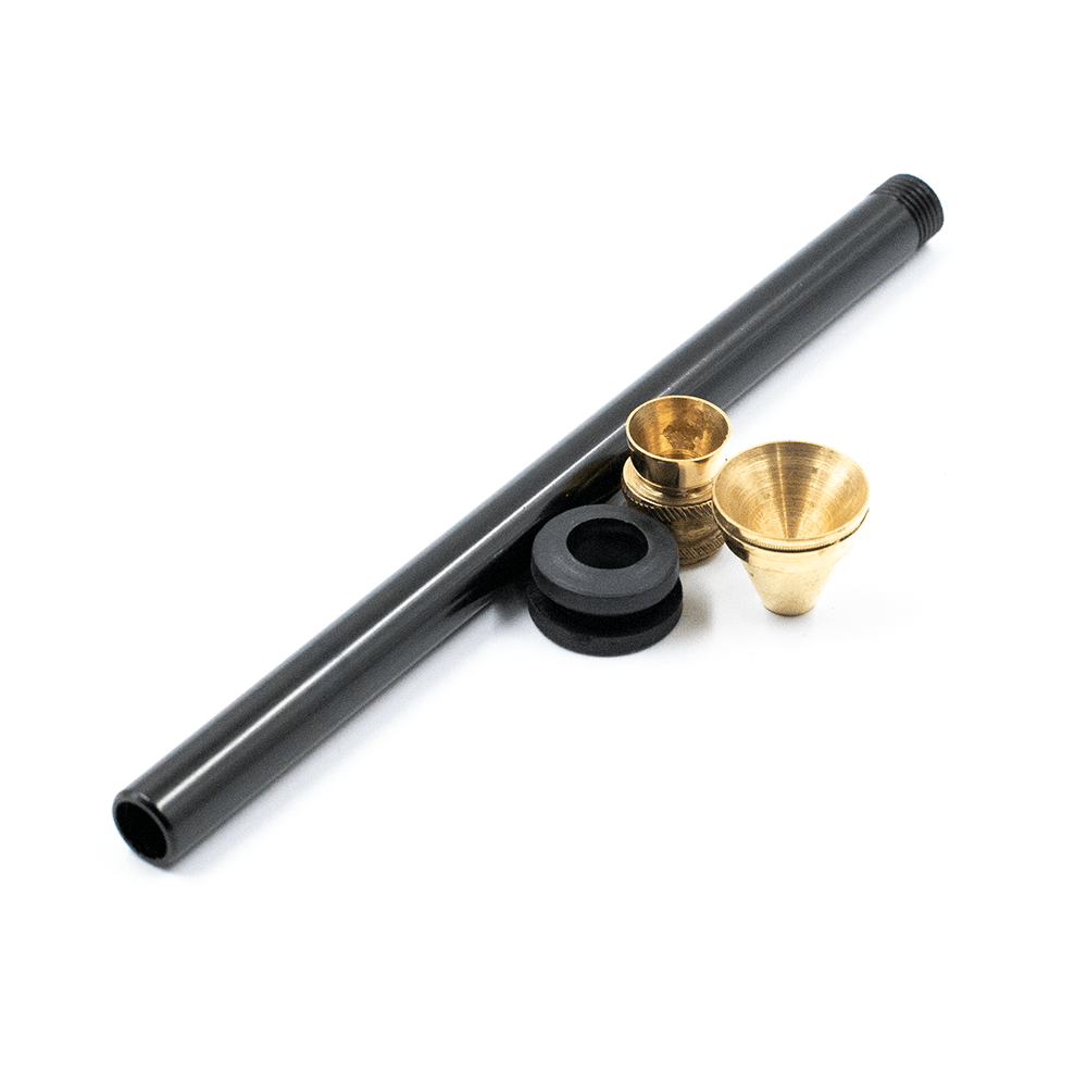 Standard Anodised Brass Slip-In Cone & Collar Stem Kit Waterfall