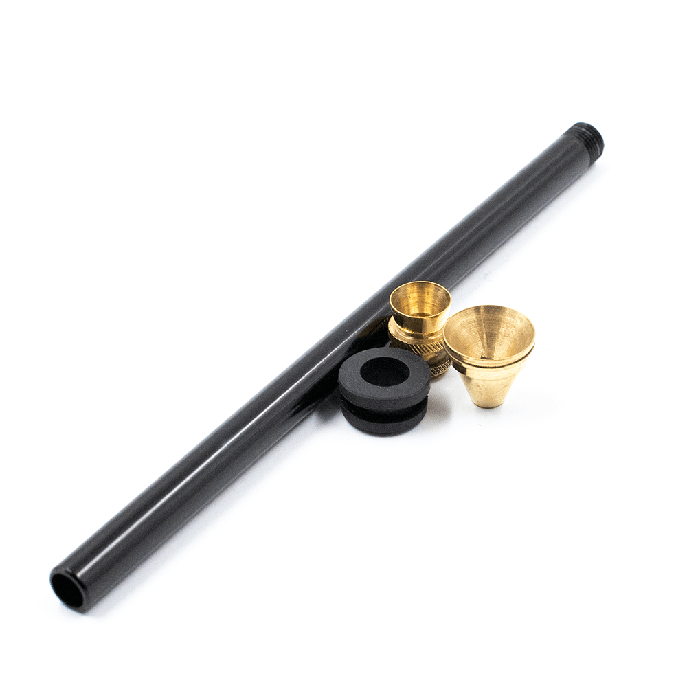 Standard Anodised Brass Slip-In Cone & Collar Stem Kit Waterfall