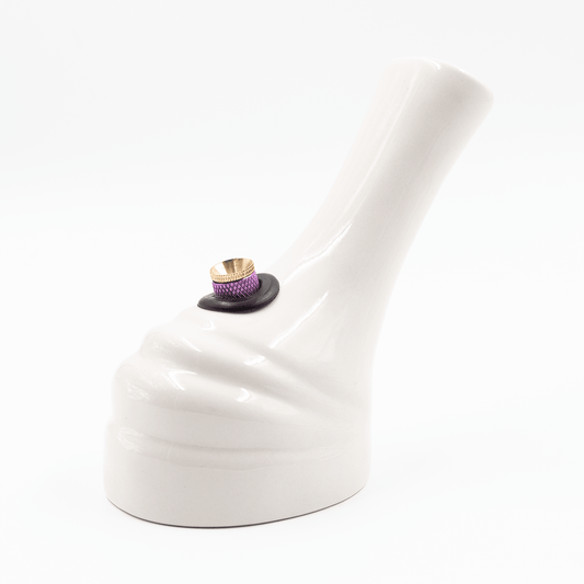 Molten Ceramic Bong - White The Bong Shop