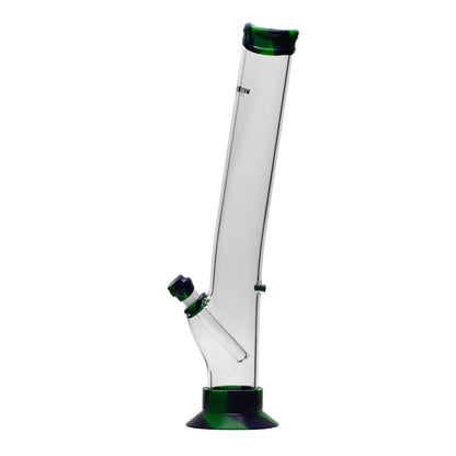 Waterfall Night Klub Large Highbrid Series Glass Bong - Green/Blue
