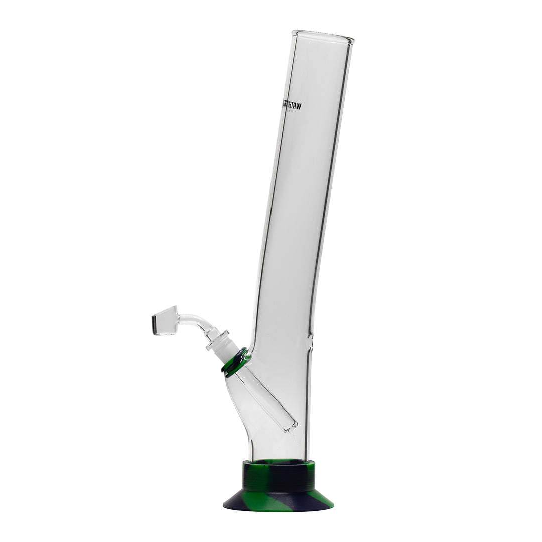 Waterfall Night Klub Large Highbrid Series Glass Bong - Green/Blue