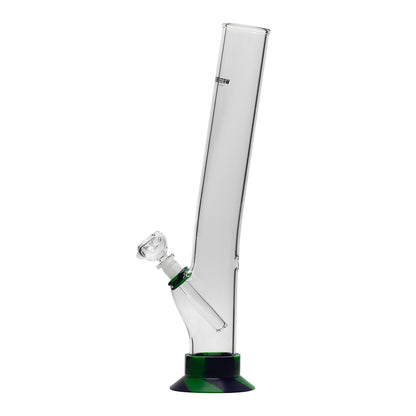 Waterfall Night Klub Large Highbrid Series Glass Bong - Green/Blue