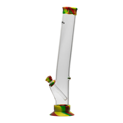 Waterfall Night Klub Large Highbrid Series Glass Bong - Rasta