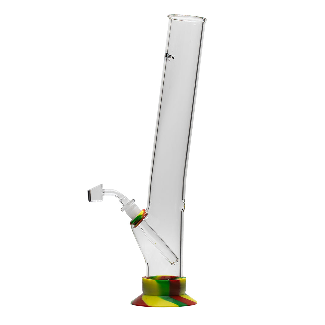 Waterfall Night Klub Large Highbrid Series Glass Bong - Rasta