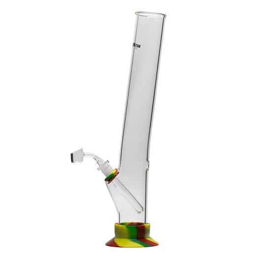 Waterfall Night Klub Large Highbrid Series Glass Bong - Rasta