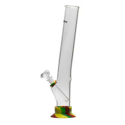 Waterfall Night Klub Large Highbrid Series Glass Bong - Rasta