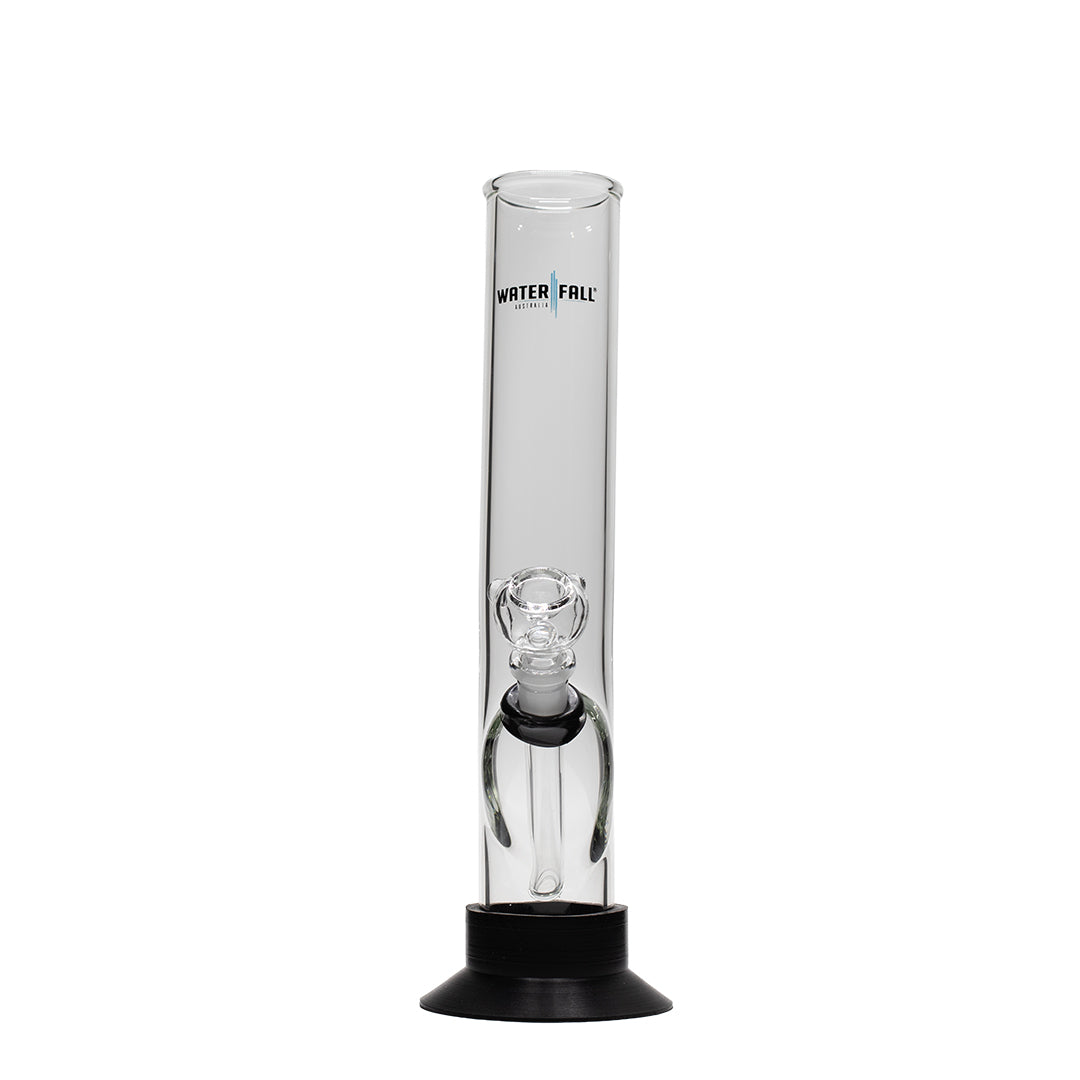 Waterfall Night Klub Small Highbrid Series Glass Bong Black