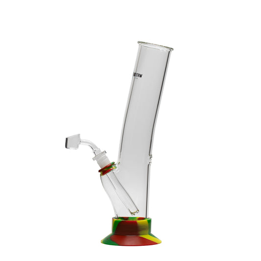 Waterfall Night Klub Small Highbrid Series Glass Bong Rasta